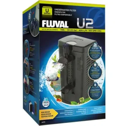 Fluval U2 Underwater Filter, up to 30 US Gal (110 L) – A470