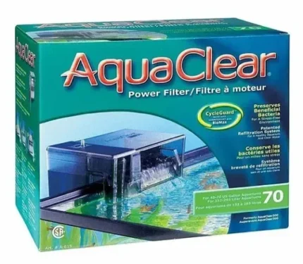 Aqua Clear 70 Hang-On/Power Filter (up to 265 Litres) – A615