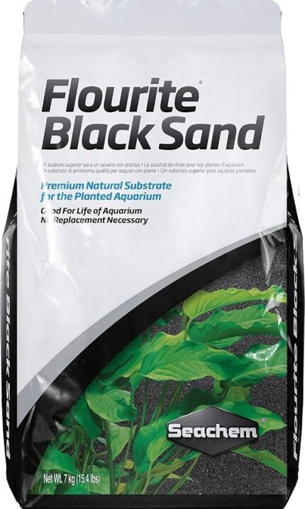 Seachem Laboratories Flourite Black Sand Clay Based Plant Substrate, 7 kg